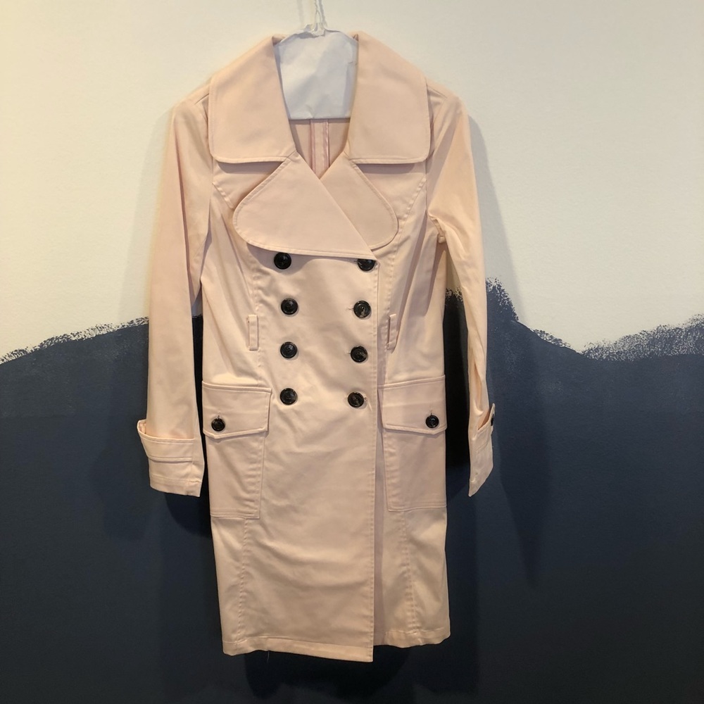 Pink Trench Coat